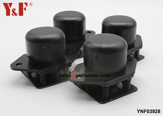 Natural Rubber Mounting Feet 2.5 Inch Length Marine Engine Mounts