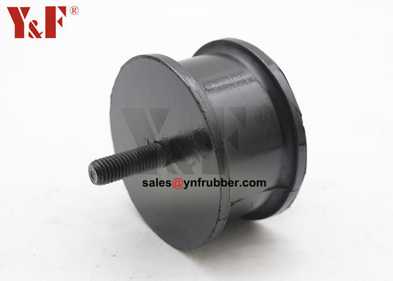 OEM Cylindrical Rubber Bobbin Mounts Industrial Screw Mounting Type