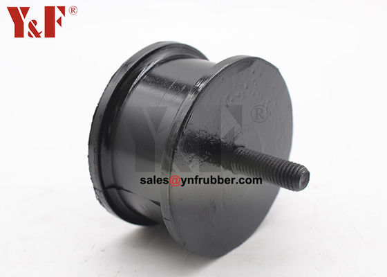 OEM Cylindrical Rubber Bobbin Mounts Industrial Screw Mounting Type
