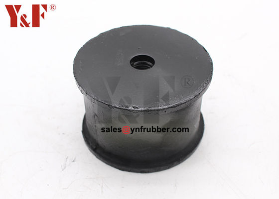 Rubber Cylindrical Anti Vibration Mount / Heavy Duty Vibration Mounts Bobbin