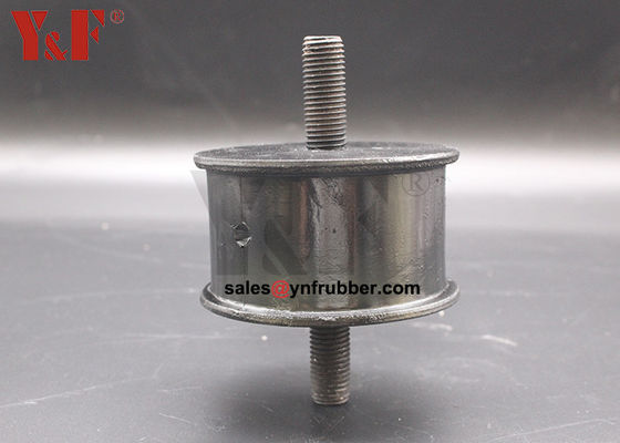 Black Rubber Bobbin Mounts M6 M8 M10 With Good Vibration Resistance