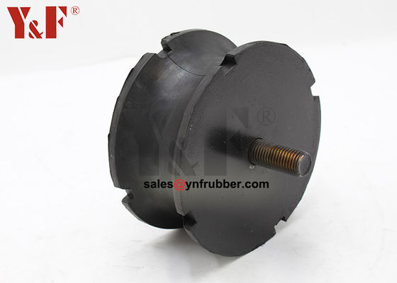 Round Flexible Rubber Bobbin Mounts Smooth Surface Treatment