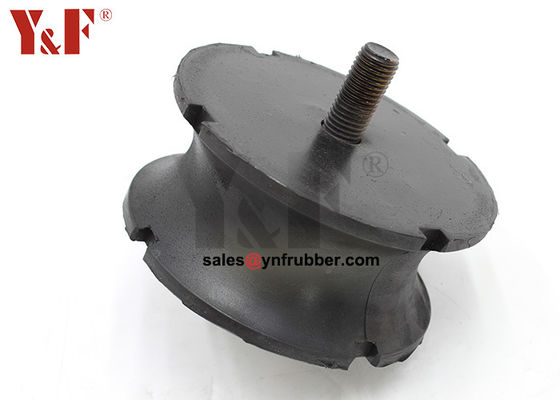 Round Flexible Rubber Bobbin Mounts Smooth Surface Treatment