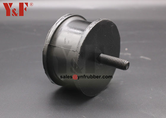 Small Vibration Shock Absorption Mounts Black Round Rubber Mounts