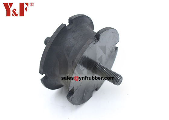 Round M8 M6 Rubber Bobbins Anti Vibration Screw Mounting Type