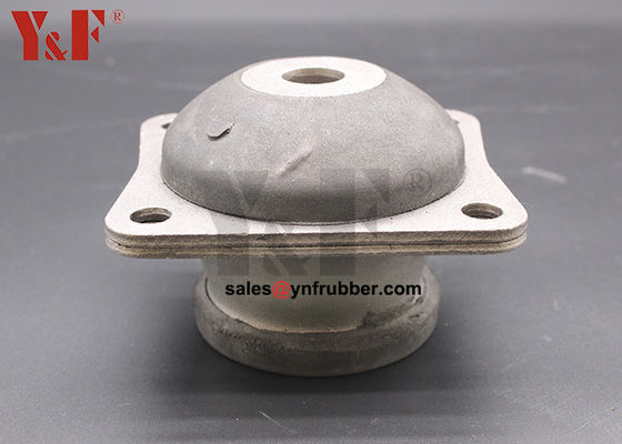 Black Rubber Vibration Isolator Mount Resistance To Ozone CE