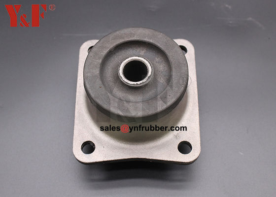 Black Rubber Vibration Isolator Mount Resistance To Ozone CE