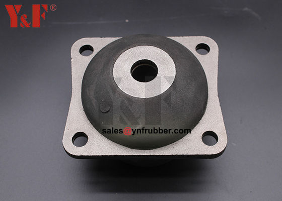 Black Rubber Vibration Isolator Mount Resistance To Ozone CE