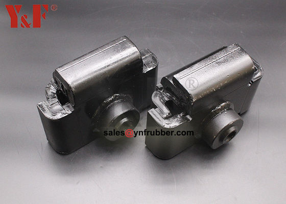 Premium M10 Flanged Rubber Mounts Heavy Duty Anti Vibration Rubber Mounts