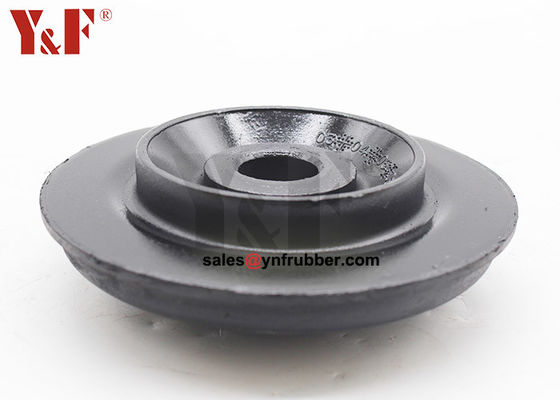 Black Isolation Rubber Mounts Flanged With High Noise Reduction