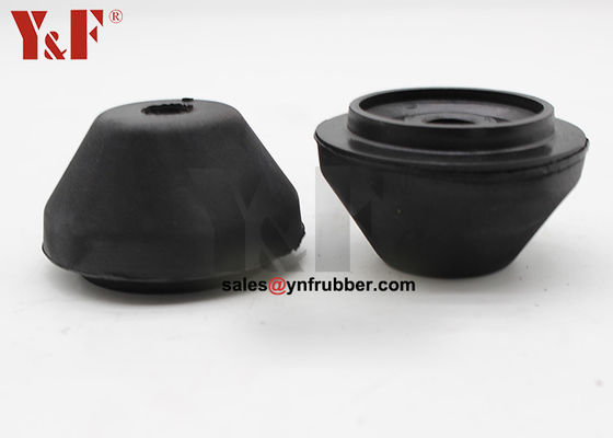 OEM Black Flanged Rubber Mounts Manufacturer Noise Reduction