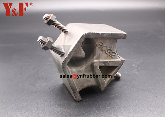 Flanged Rubber Vibration Isolators Mount Industrial For Construction Machinery
