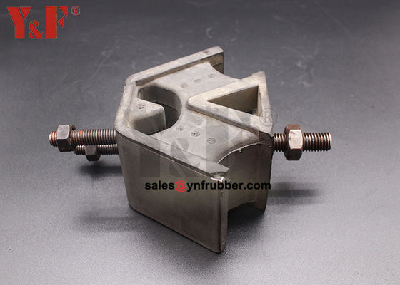 Flanged Rubber Vibration Isolators Mount Industrial For Construction Machinery