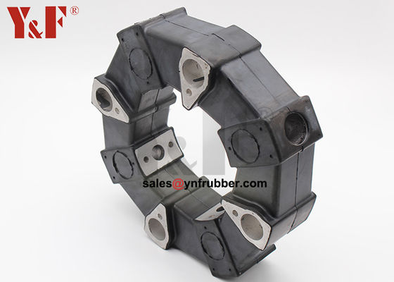 Heat Resistant Flexible Rubber Coupling Types Cylindrical Easy Installation