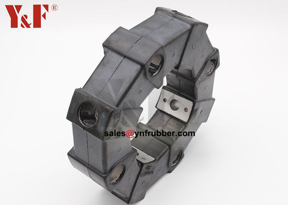 Heat Resistant Flexible Rubber Coupling Types Cylindrical Easy Installation
