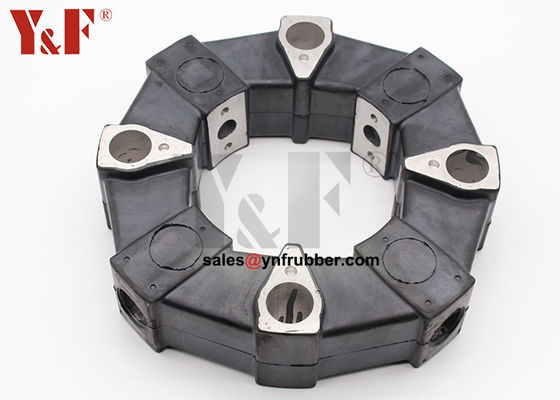 Heat Resistant Flexible Rubber Coupling Types Cylindrical Easy Installation