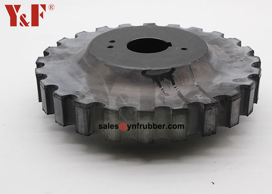 Black Rubber Flex Coupling Fittings Industrial Rubber Shaft Coupling