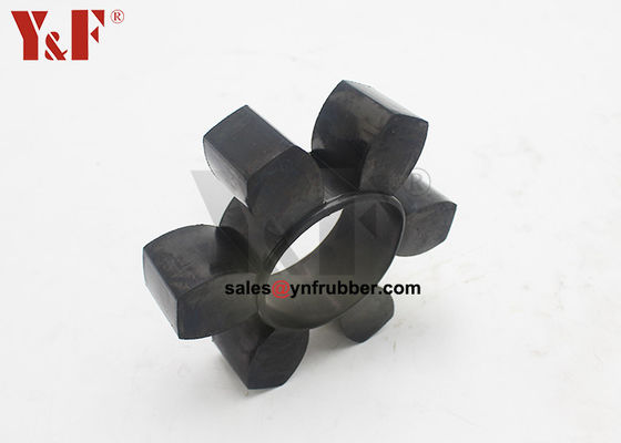 Durable Black Flexible Rubber Coupling Cylindrical Adjustable Pressure Range