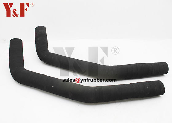 E320GC Black Excavator Rubber Hose Replacement Radiator Hose UP SGS