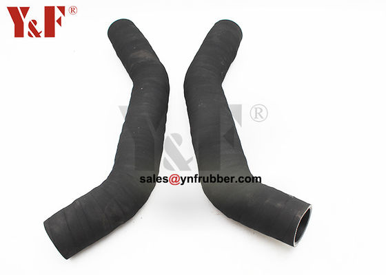 Flexible Excavator Rubber Hose Reinforced E320GC Radiator Hose Down