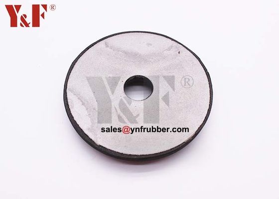 Excavator Upper Engine Mount Rubber Round Centrally Bonded Mounting Type