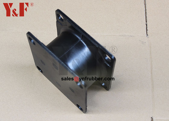 Black Compactor Rubber Mounts Isolators Oil Resistance Vibration Reduction