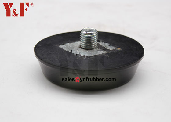 Black Compactor Rubber Mounts Shock Reduction Hydraulic Breaker Rubber Mount