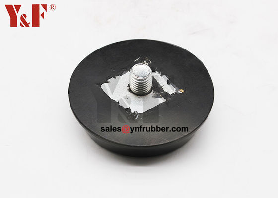 Black Compactor Rubber Mounts Shock Reduction Hydraulic Breaker Rubber Mount