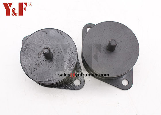 Heavy Duty Compactor Rubber Mounts Round High Vibration Absorption