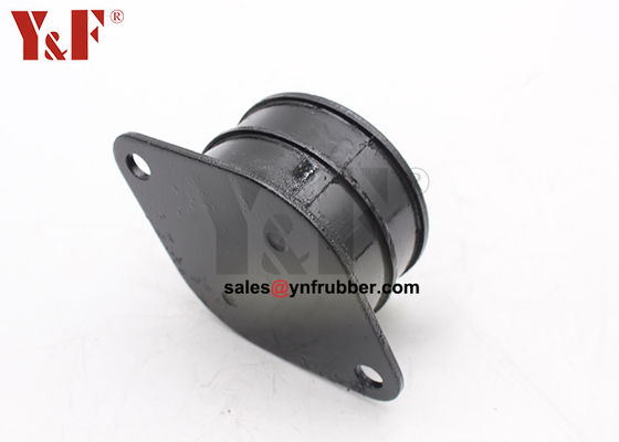 Heavy Duty Compactor Rubber Mounts Round High Vibration Absorption