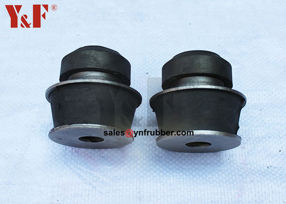 Black Anti Vibration Rubber Bushes Vehicle Suspension Body Mounts