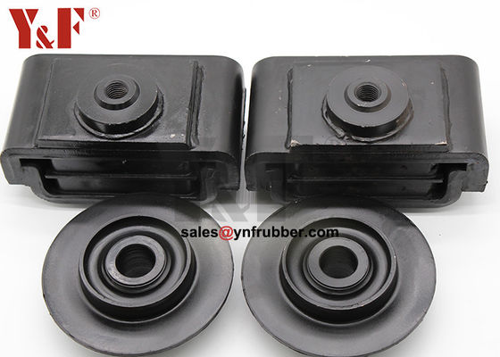 Excavator Engine Body Mount Bushings Round Custom Fitment Type