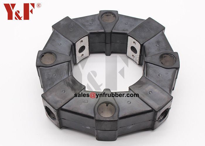Heat Resistant Flexible Rubber Coupling Types Cylindrical Easy Installation