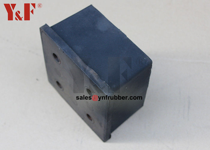 Stable Compactor Rubber Mounts Sound Dampening Black Color CE